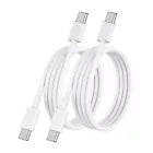 USB-C to USB-C Cable, 1M, Fast Charging Cord, White